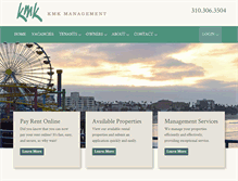 Tablet Screenshot of kmkmanagement.com